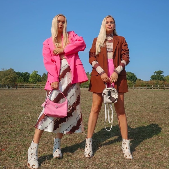 H&M oversized blazer pink jacket - Picture 3 of 11